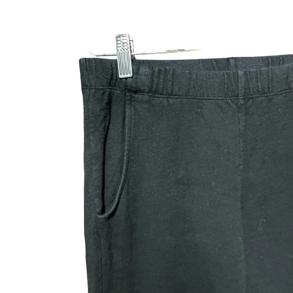 Monrow‎ Supersoft Fleece Jogger Sweatpants in Black Size XS - Picture 3 of 10